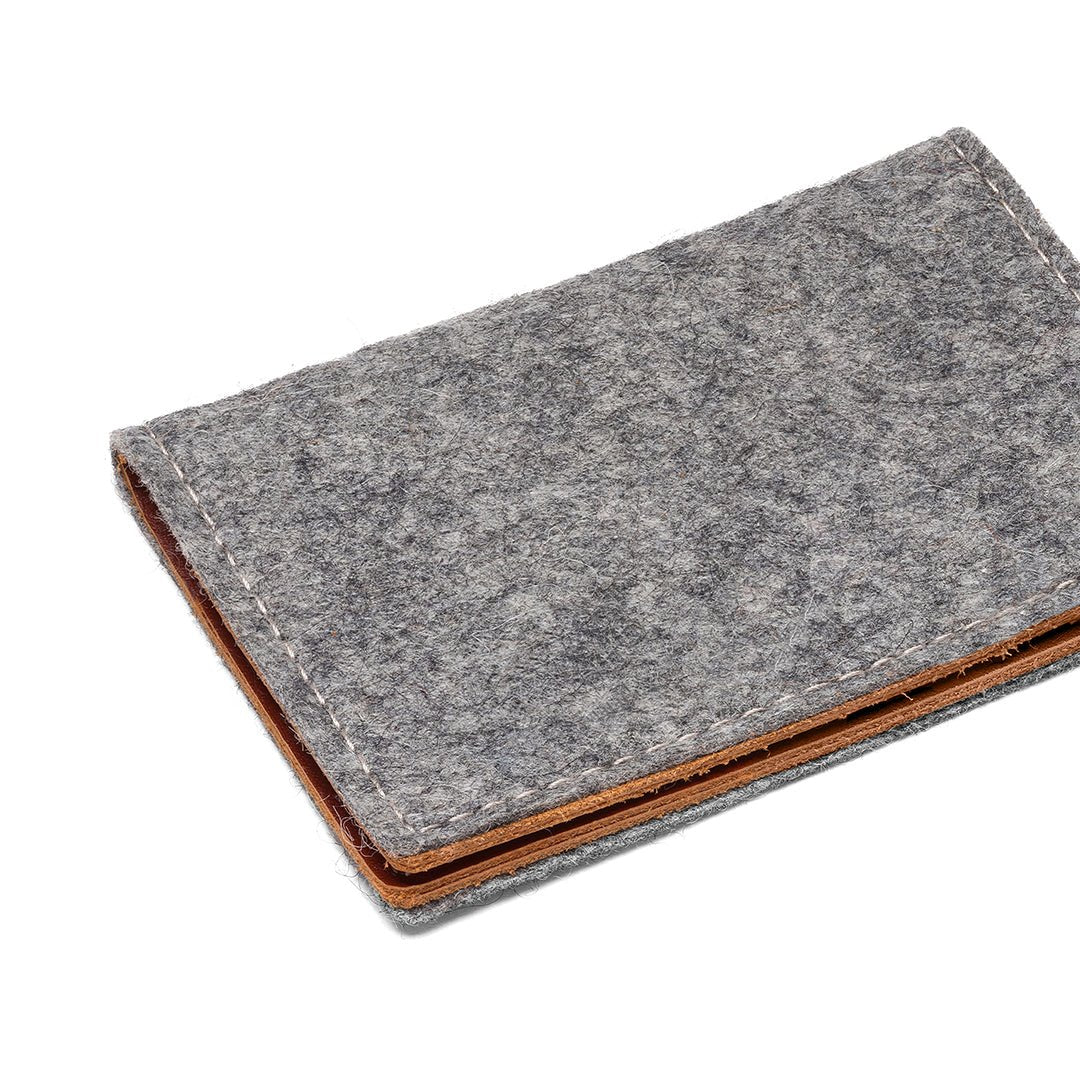 Felt and Leather Bifold Wallet – Kyrgies, view 3