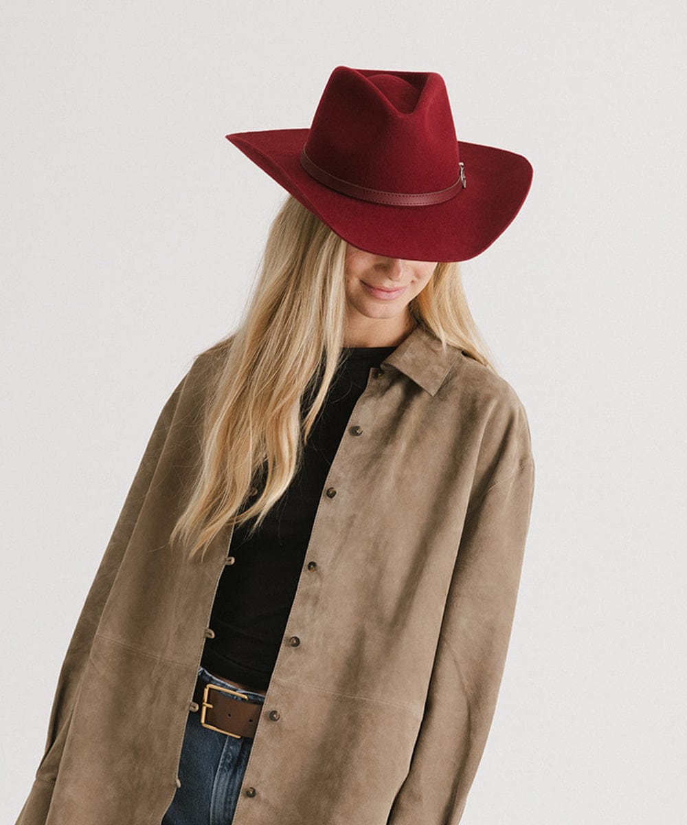 GIGI PIP Dean Rancher Cowboy Hat — detail close-up