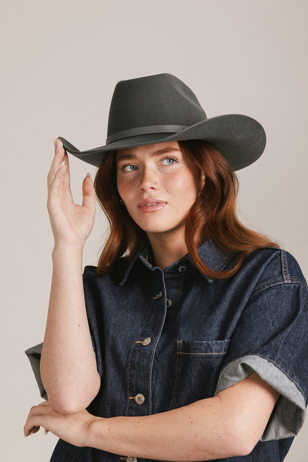 GIGI PIP Shane Cowboy Hat — comparison shot