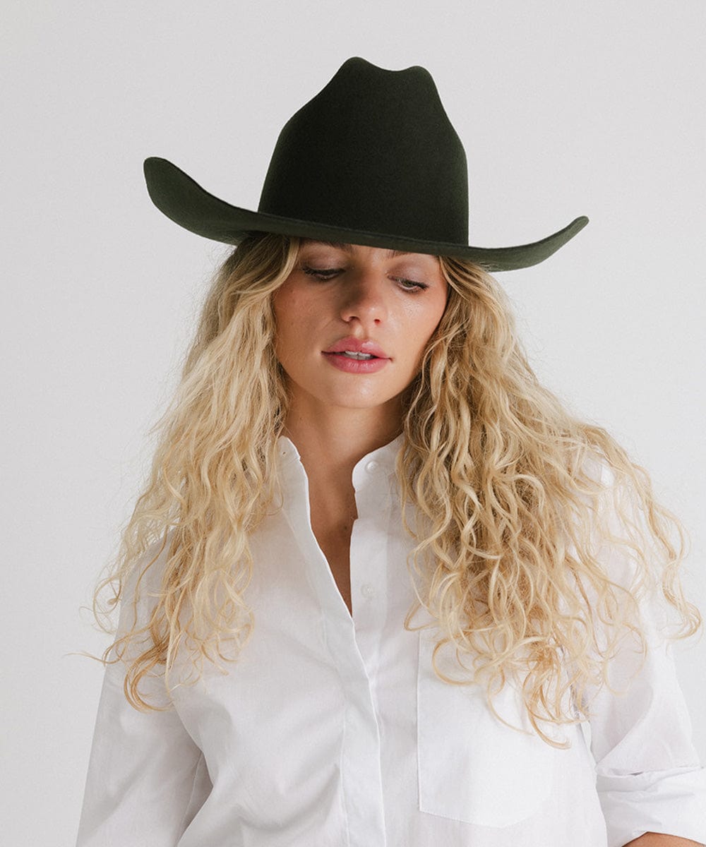 GIGI PIP Teddy Cattleman Cowboy Hat — feature highlight
