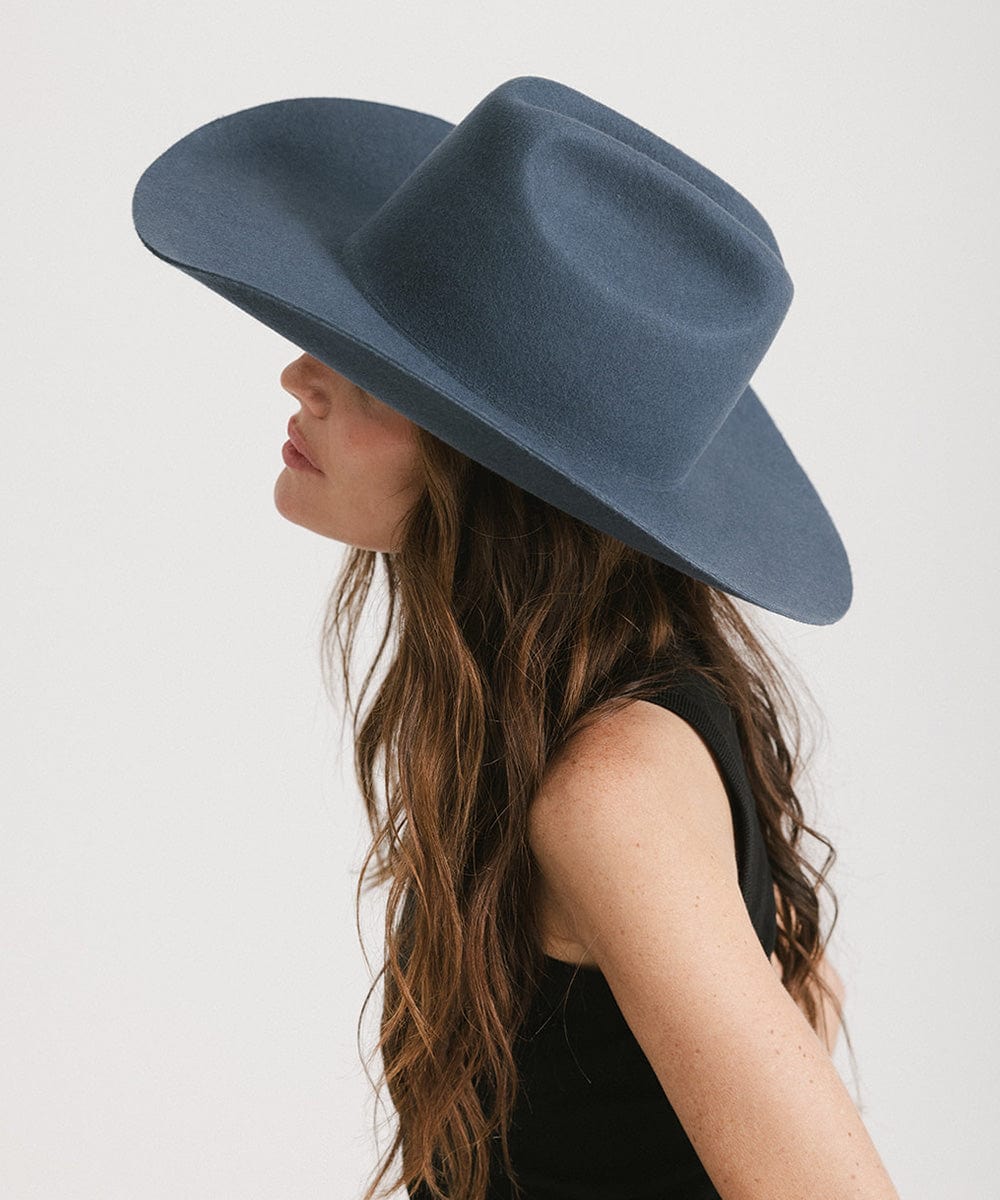 GIGI PIP Teddy Cattleman Cowboy Hat — detail close-up