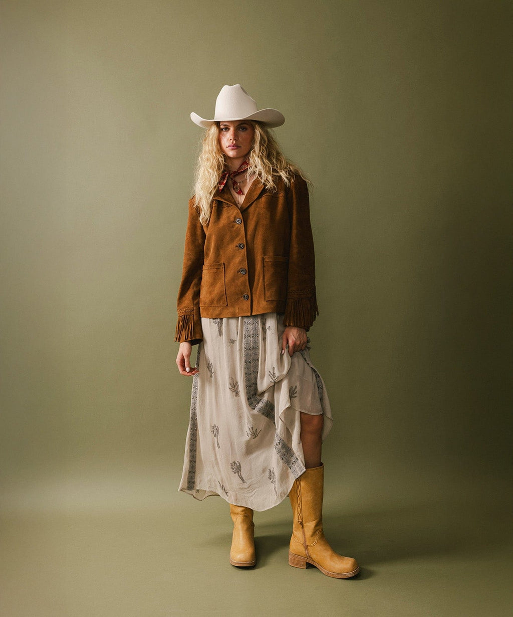 GIGI PIP Teddy Cattleman Cowboy Hat — in-use photo