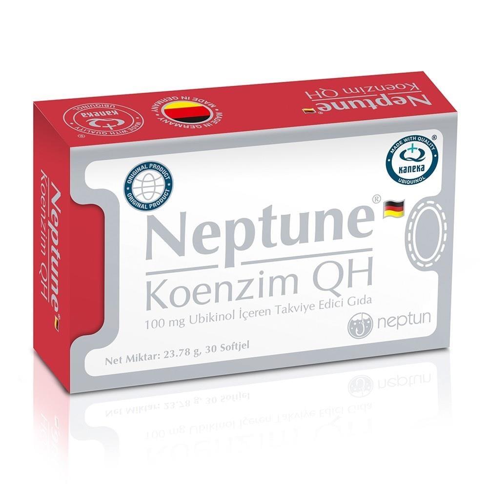 Neptune Koenzim QH 30 KapsŸl - High-Quality Ubikinol Antioxidant Supplement for Energy & Cardiovascular Support