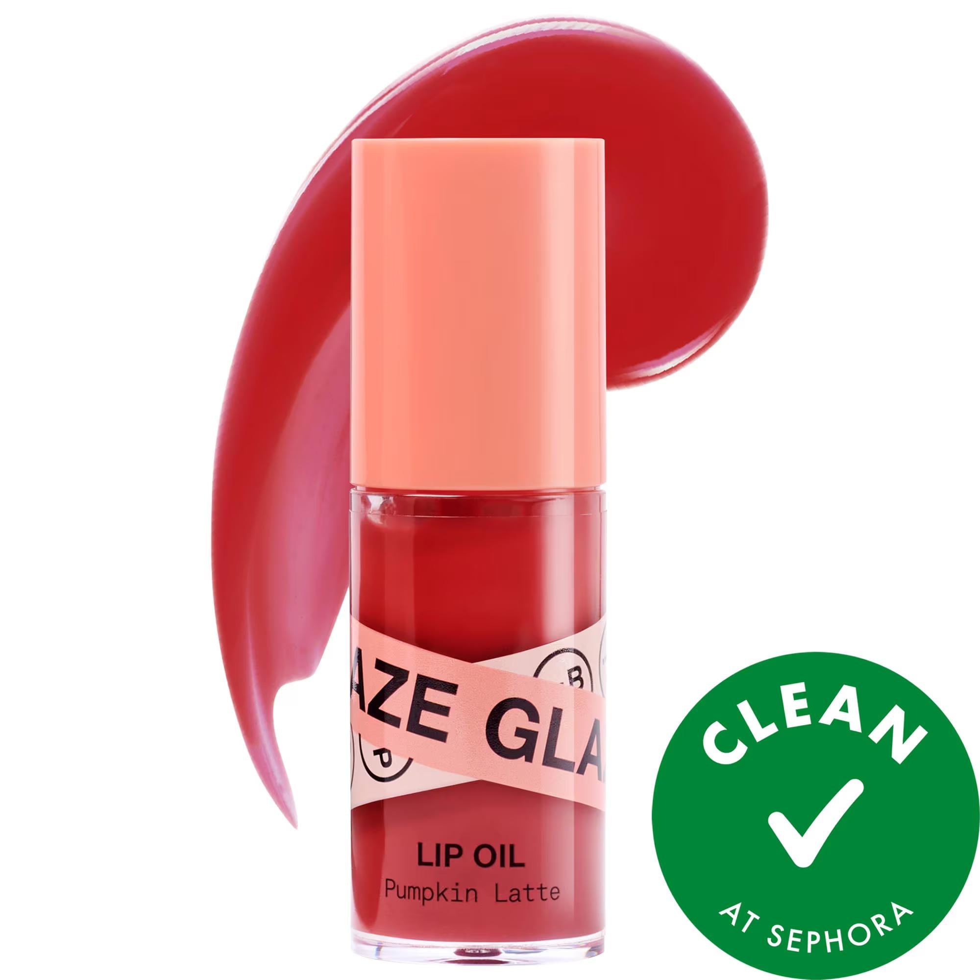Glaze Vegan Lip Oil - Nourishing, Non-Sticky, Cruelty-Free Lip Gloss with Natural Colors & Flavors