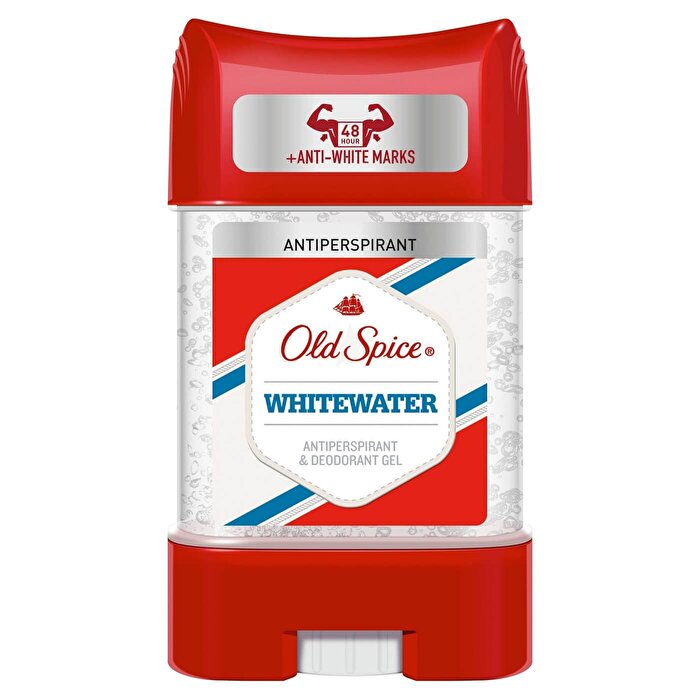 Old Spice Whitewater Clear Gel Roll-On Deodorant for Men - 70 ml, Invisible Protection & Fresh Scent
