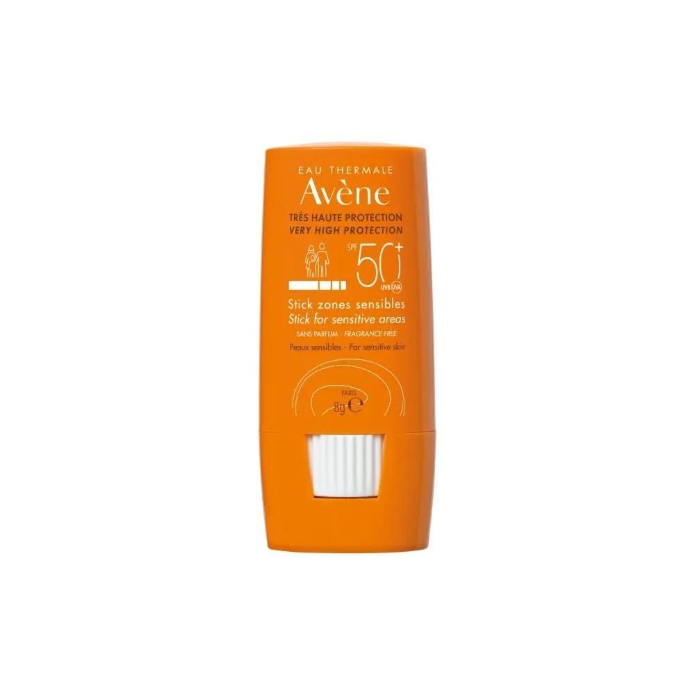 Avene Sensitive Skin SPF50 Sunscreen Stick - Protects Sensitive Areas, Moisturizing, Non-Irritating