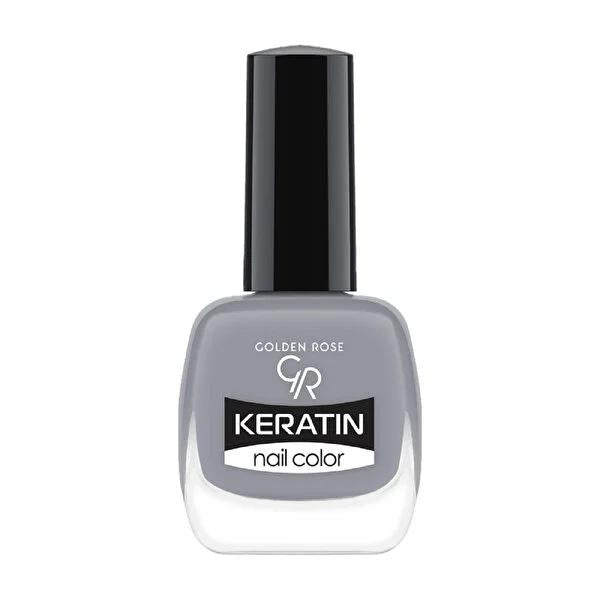 Golden Rose Keratin Nail Polish - Long-Lasting Shiny Finish, Keratin Enriched Formula, Rich Color Options