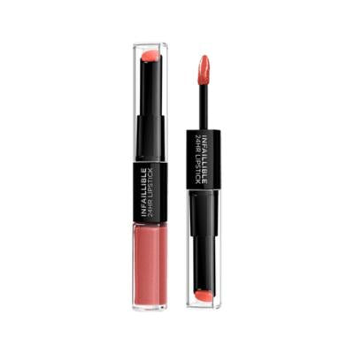 L'Oreal Paris Infallible: 24HR Incessant Russet Lipstick - Long Lasting, Hydrating, Smudge & Kiss-Proof Lip Color