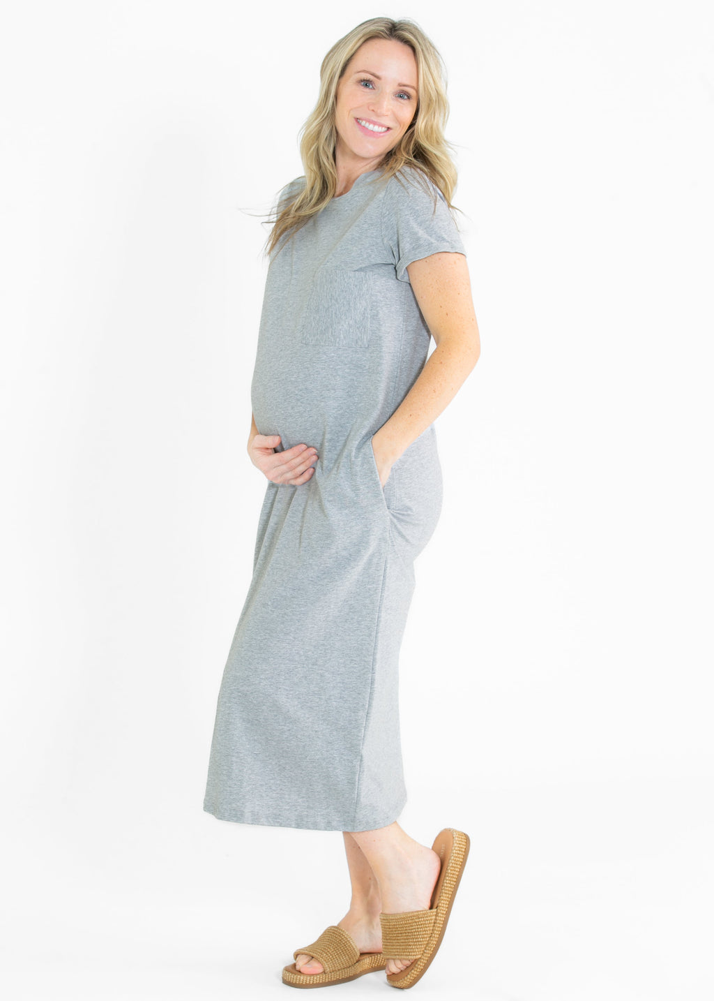 Inherit Co. Finley T-shirt Midi Dress — back view