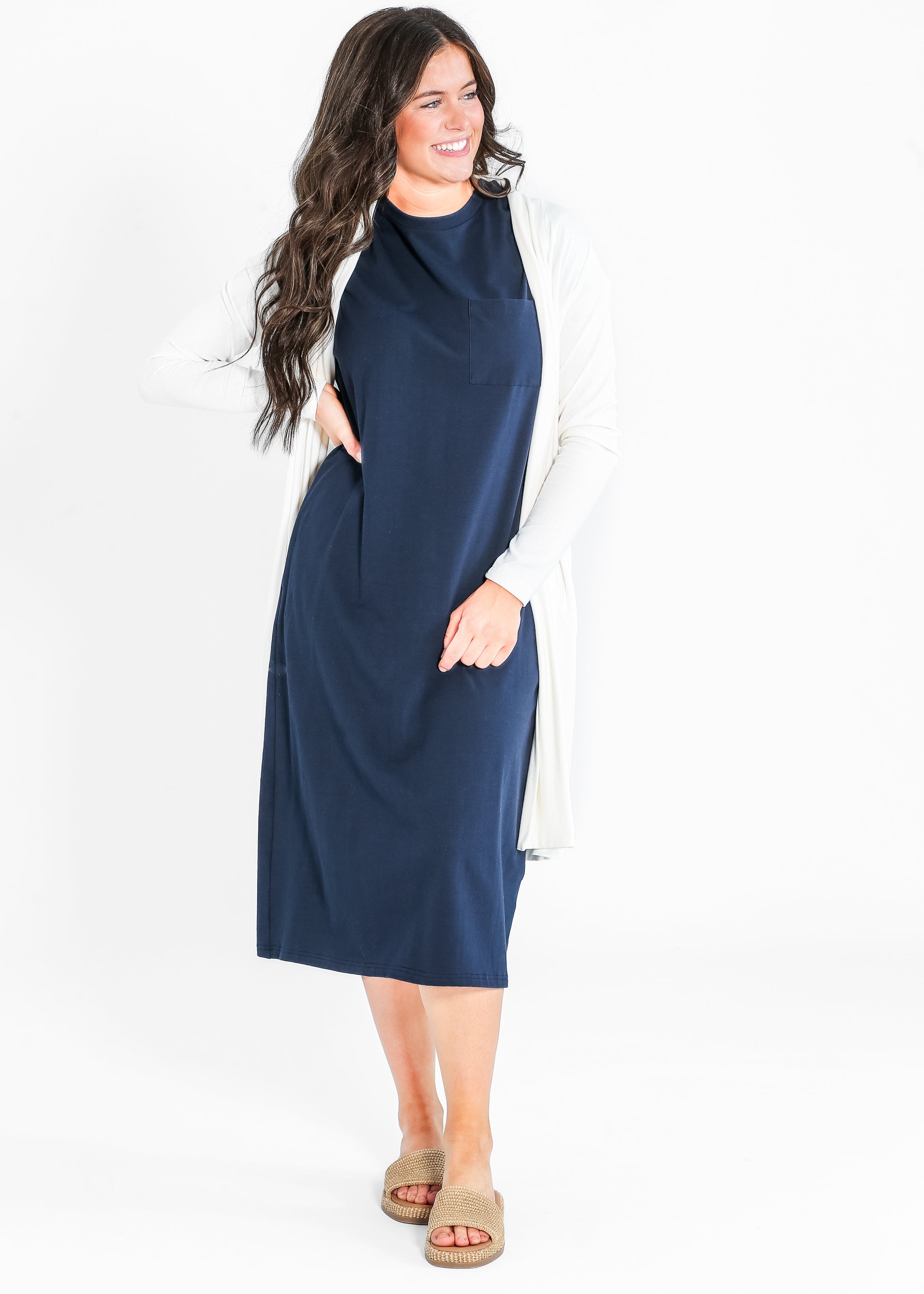 Inherit Co. Finley T-shirt Midi Dress — packaging