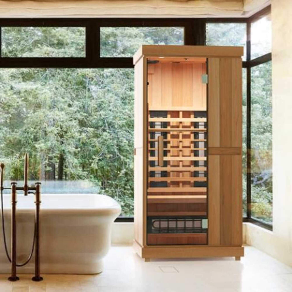 Finnmark FD-1 Full Spectrum 1-Person Home Infrared Sauna With Bluetooth Audio [FD-KN001] (SAK18374) – SAKSBY WHOLESALE, view 