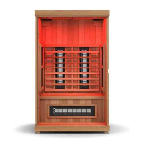Finnmark FD-2 Full-Spectrum 2-Person Home Infrared Sauna With Built-In LCD Touchscreen Controller [FD-KN002] (SAK94731) – SAK