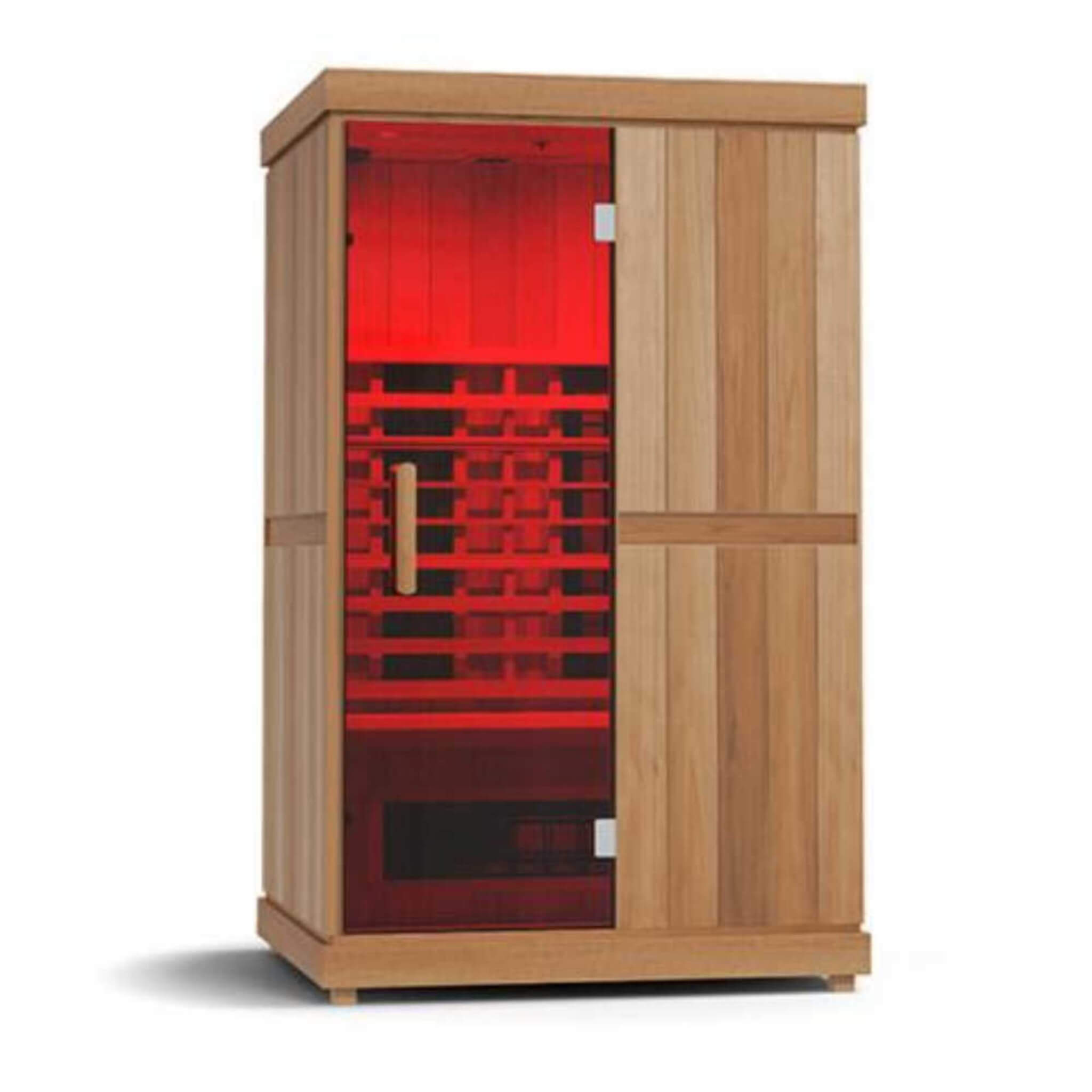 Finnmark FD-2 Full-Spectrum 2-Person Home Infrared Sauna With Built-In LCD Touchscreen Controller [FD-KN002] (SAK94731) – SAK