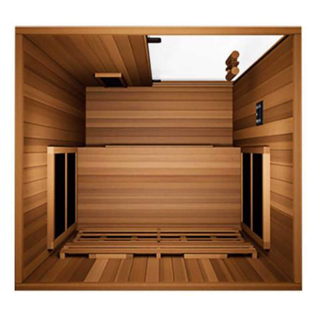 Finnmark FD-2 Full-Spectrum 2-Person Home Infrared Sauna With Built-In LCD Touchscreen Controller [FD-KN002] (SAK94731) – SAK