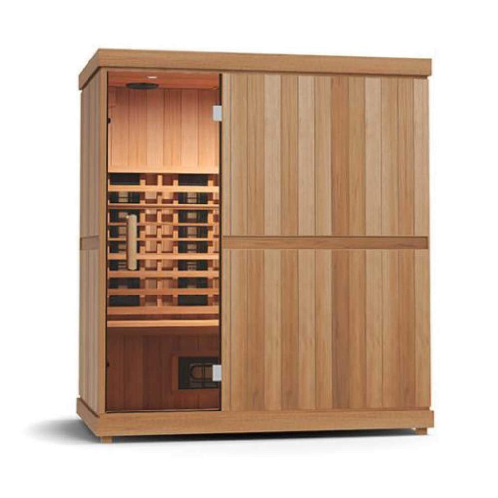 Finnmark FD-3 Full Spectrum 4-Person Capacity Home Infrared Sauna With Adjustable Sauna Feet [FD-KN003] (SAK52689) – SAKSBY W