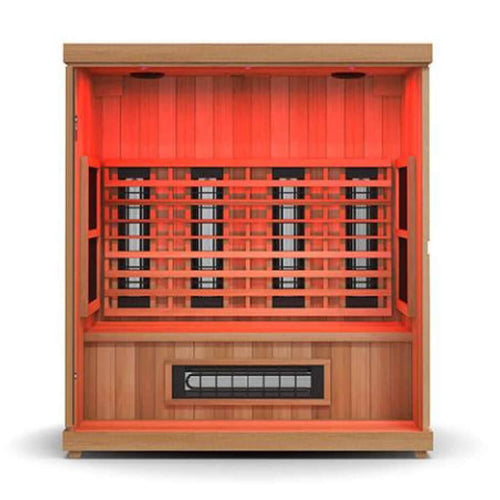 Finnmark FD-3 Full Spectrum 4-Person Capacity Home Infrared Sauna With Adjustable Sauna Feet [FD-KN003] (SAK52689) – SAKSBY W