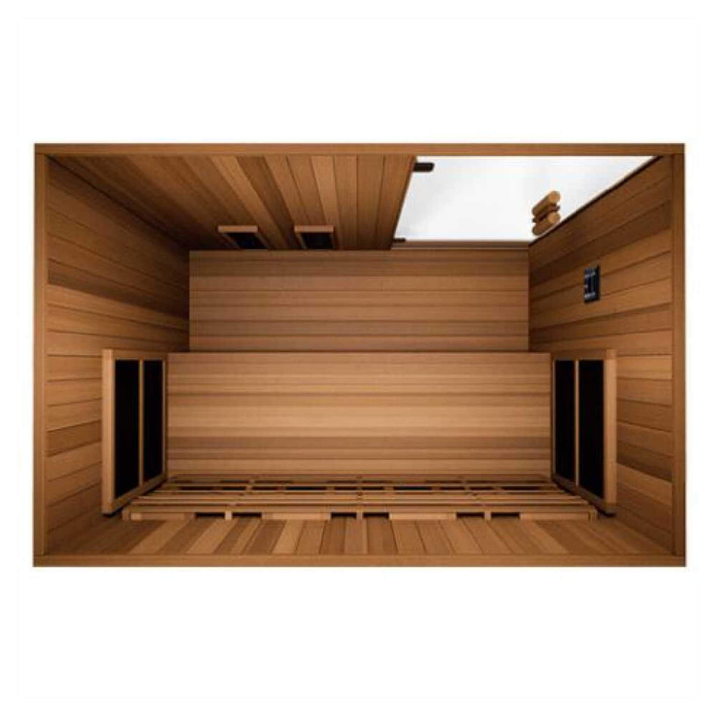 Finnmark FD-3 Full Spectrum 4-Person Capacity Home Infrared Sauna With Adjustable Sauna Feet [FD-KN003] (SAK52689) – SAKSBY W