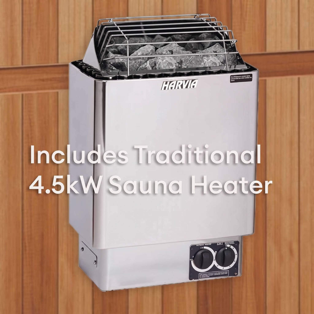 Finnmark FD-5 Trinity XL 4-Person Home Infrared & Steam Sauna Combo [FD-KN005] (SAK37258) – SAKSBY WHOLESALE, view 11