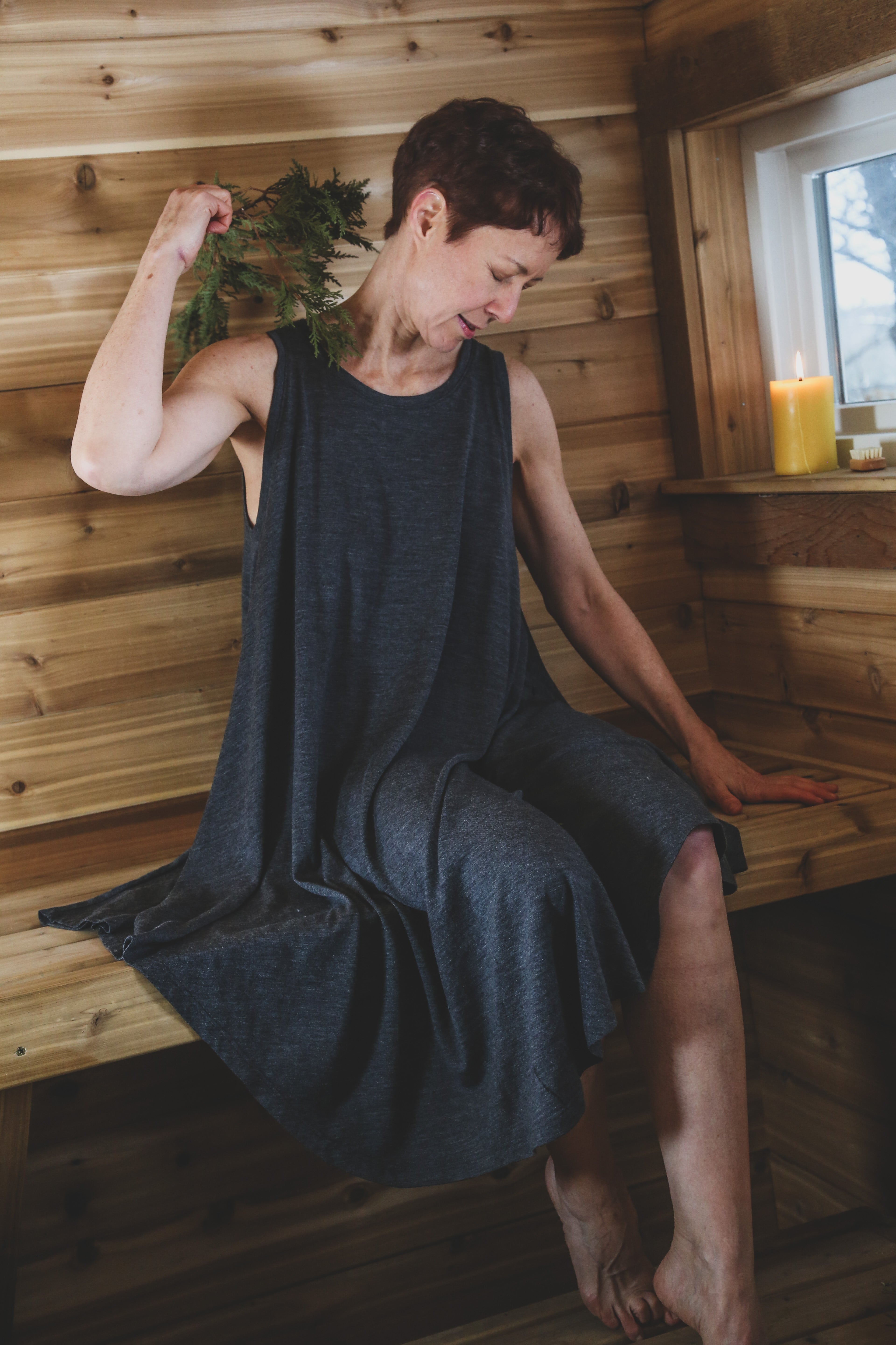 Merino Wool Sauna Dress