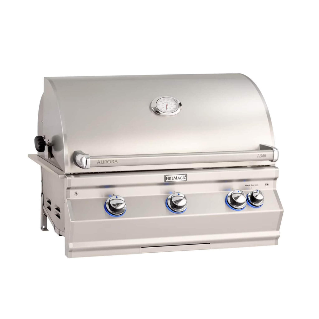 Fire Magic Aurora 30-Inch Multi-User Built-In Grill With Analog Thermometer & Rotisserie Kit [A540I-8EAN/P] (SAK14578) – SAKS