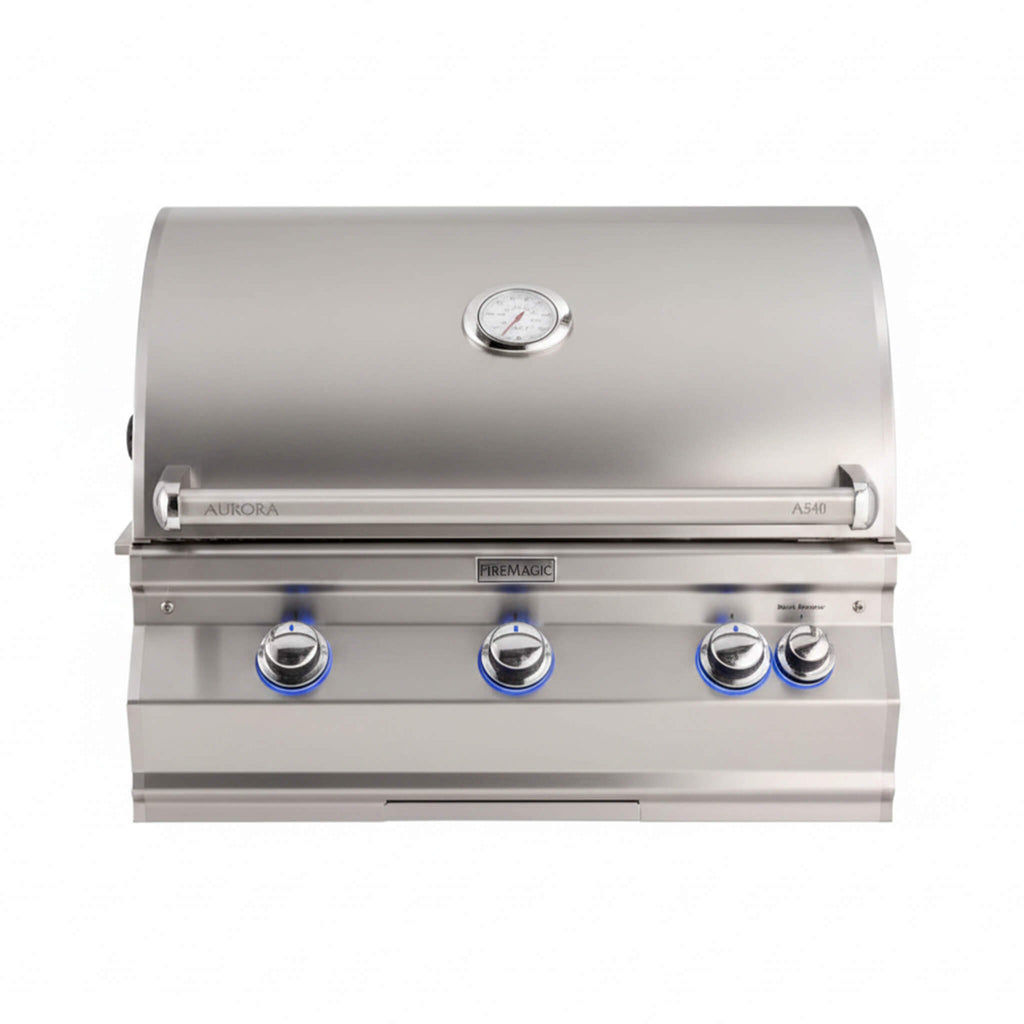 Fire Magic Aurora 30-Inch Multi-User Built-In Grill With Analog Thermometer & Rotisserie Kit [A540I-8EAN/P] (SAK14578) – SAKS