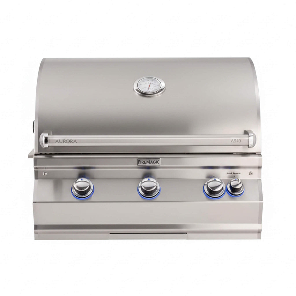 Fire Magic Aurora 36-Inch Multi-User Built-In Grill With Analog Thermometer & Rotisserie Kit [A790I-8EAN/P] (SAK42701) – SAKS