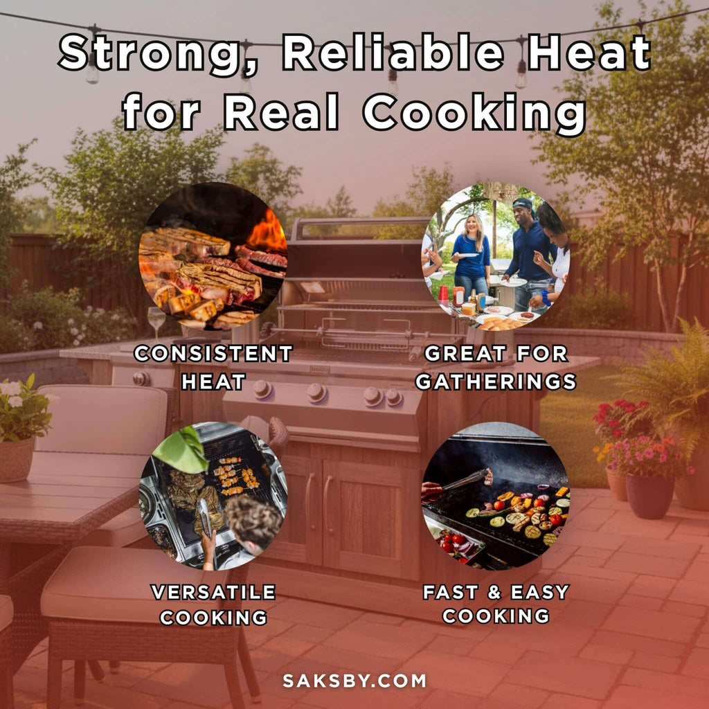 Fire Magic Aurora 36-Inch Multi-User Built-In Grill With Analog Thermometer & Rotisserie Kit [A790I-8EAN/P] (SAK42701) – SAKS