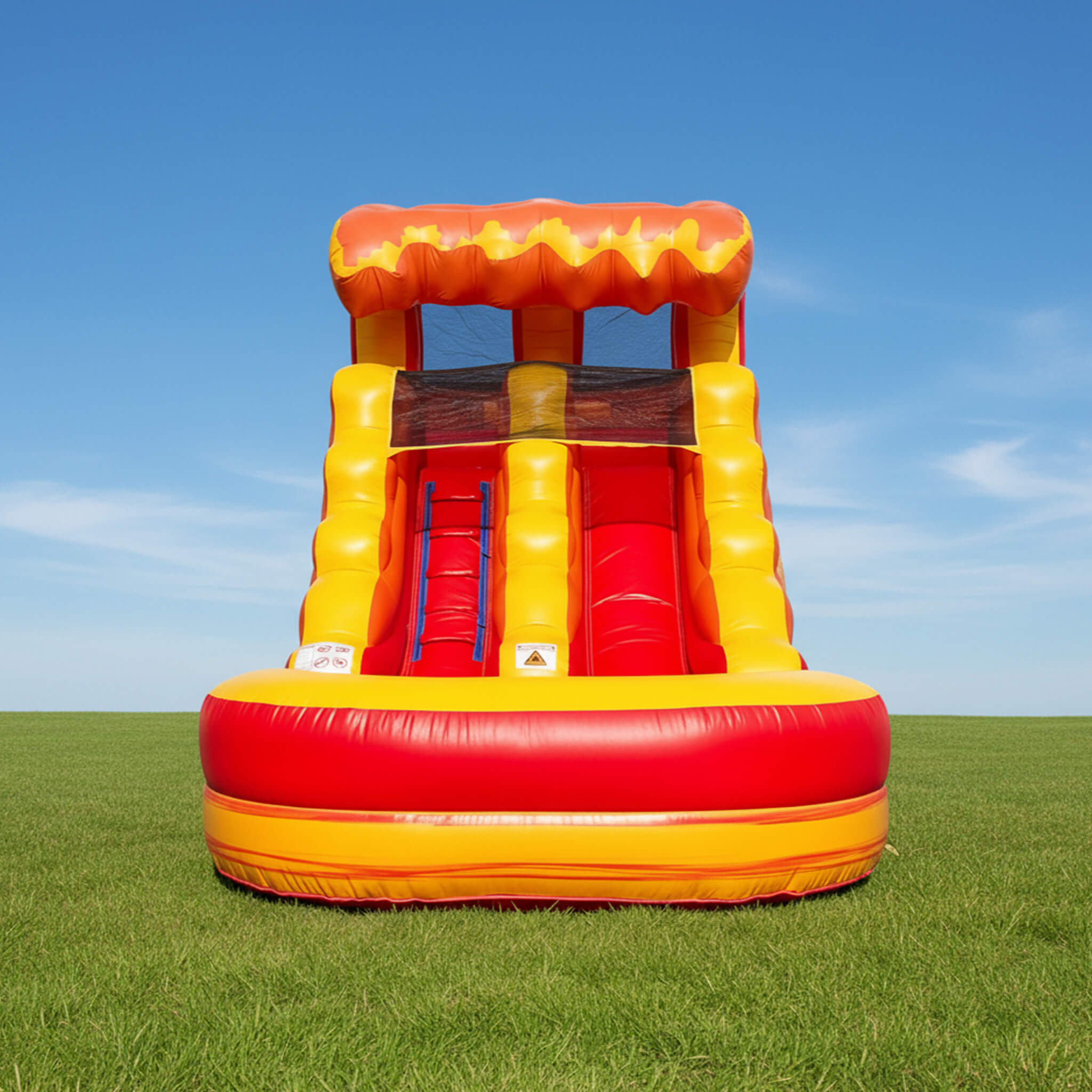 Large Fire Marble Inflatable Water Slide With Pool And Blower (SAK34567) – SAKSBY WHOLESALE
