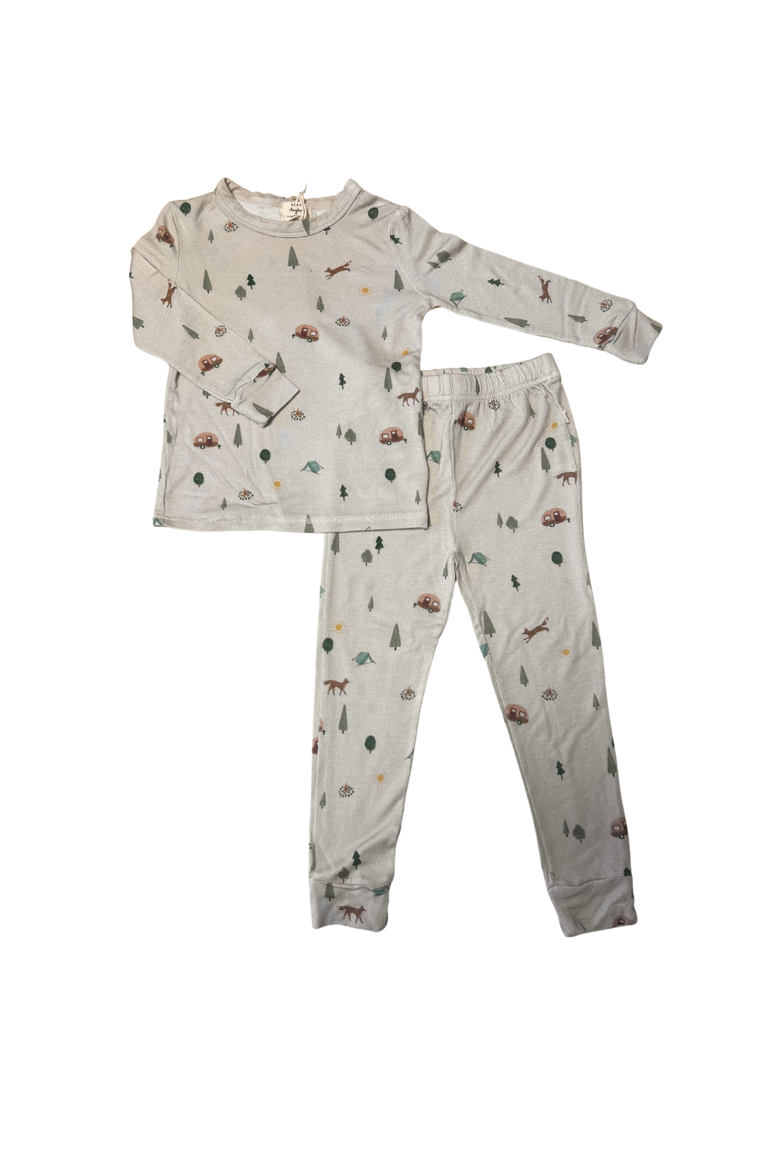 Dear Hayden Toddler Modal Pajama Set in Camping