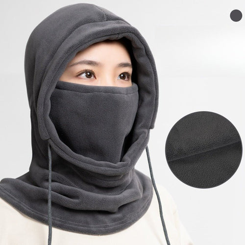 Fleece Hood Balaclava Face Mask | Windproof Neck Warmer for Outdoor Sports(MAC307)