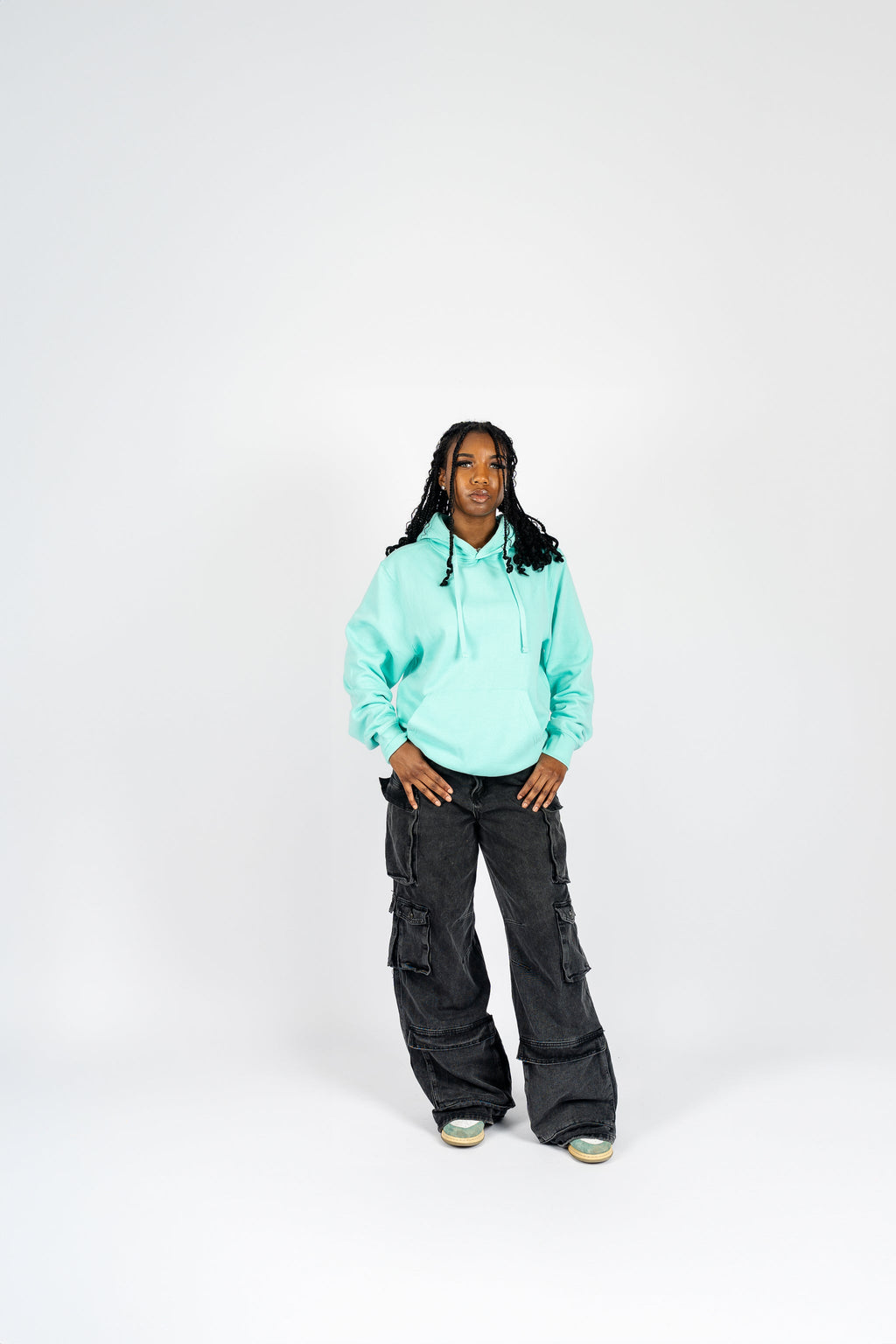 Superline Fleece Hoodie — flat-lay composition