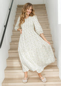 Inherit Co. Flora Smocked Midi Dress — main product shot