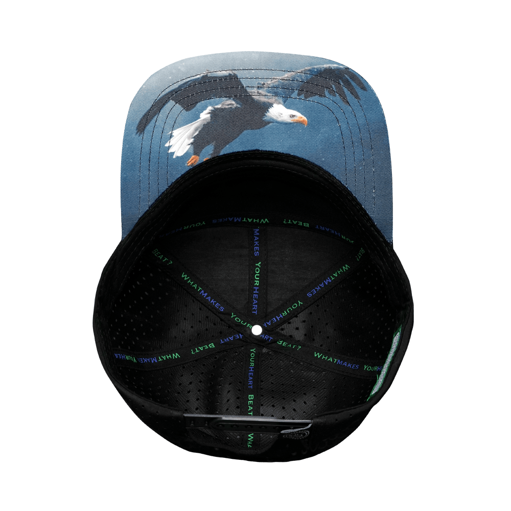 Florida Hat - Flat Bill - Navy Camo / Black - Laser Mesh