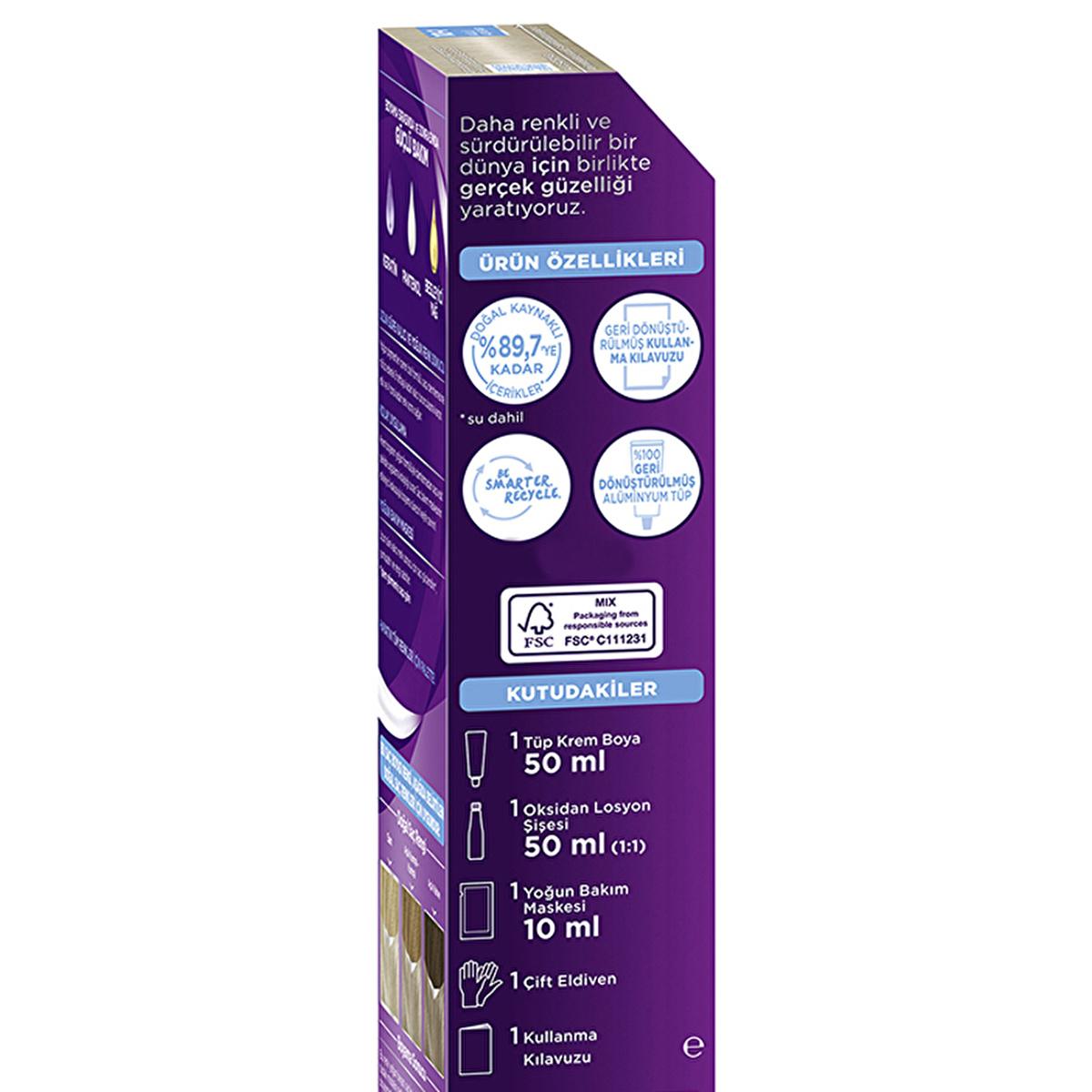 Palette Hair Dye - Ash Light Blonde (Küllü Açık Sarı) - Intense Color & Nourishing Formula