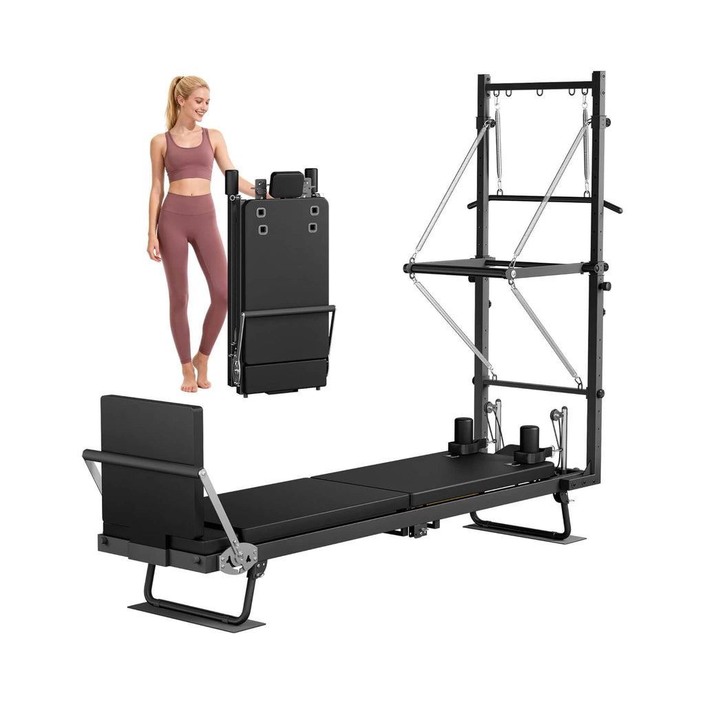 Core Pilates Foldable Dual Resistance Pilates Reformer Machine With Tower (SAK96041) – SAKSBY WHOLESALE, view 11