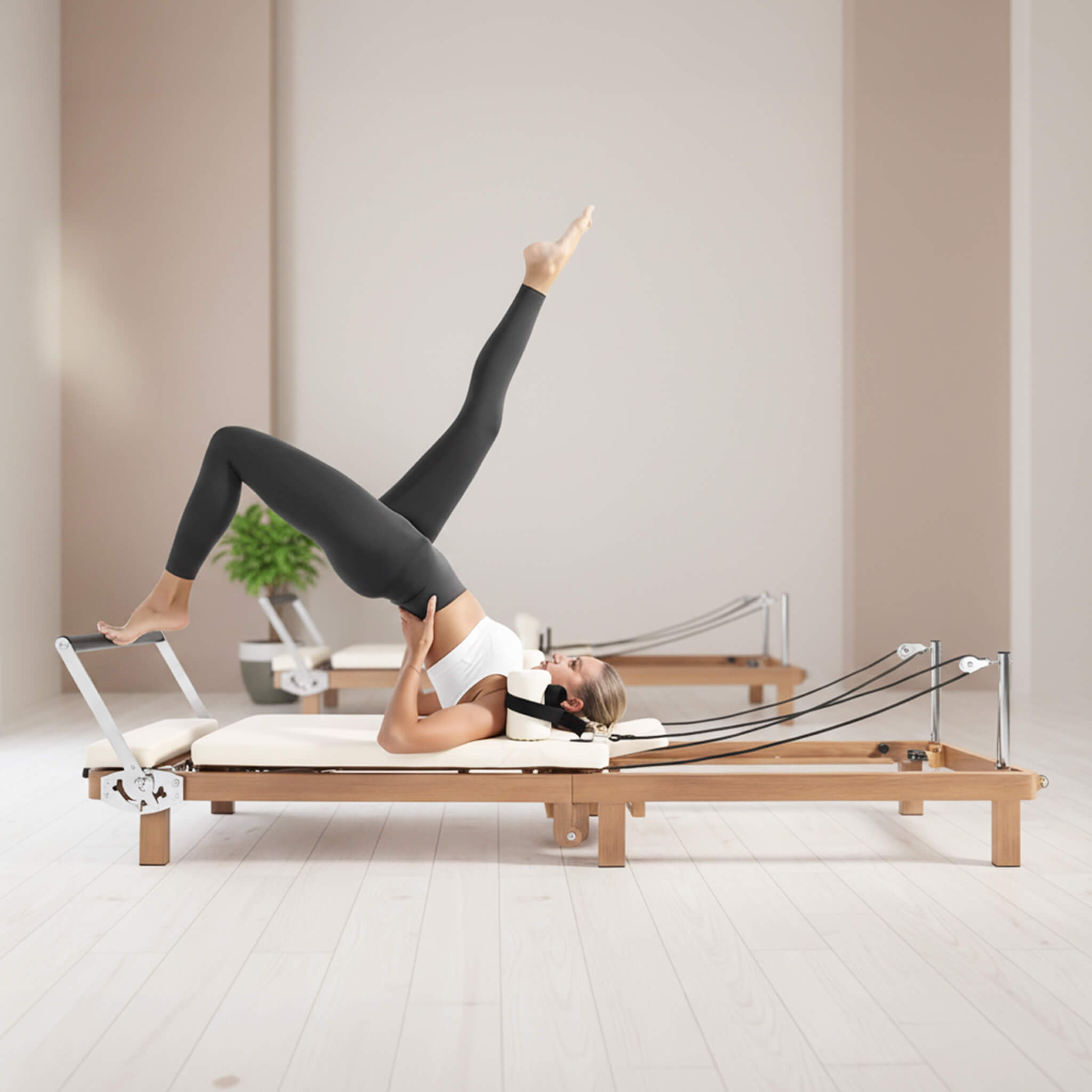 Core Pilates Apex Foldable Dual Resistance Pilates Reformer With Jumpboard (SAK83914) – SAKSBY WHOLESALE