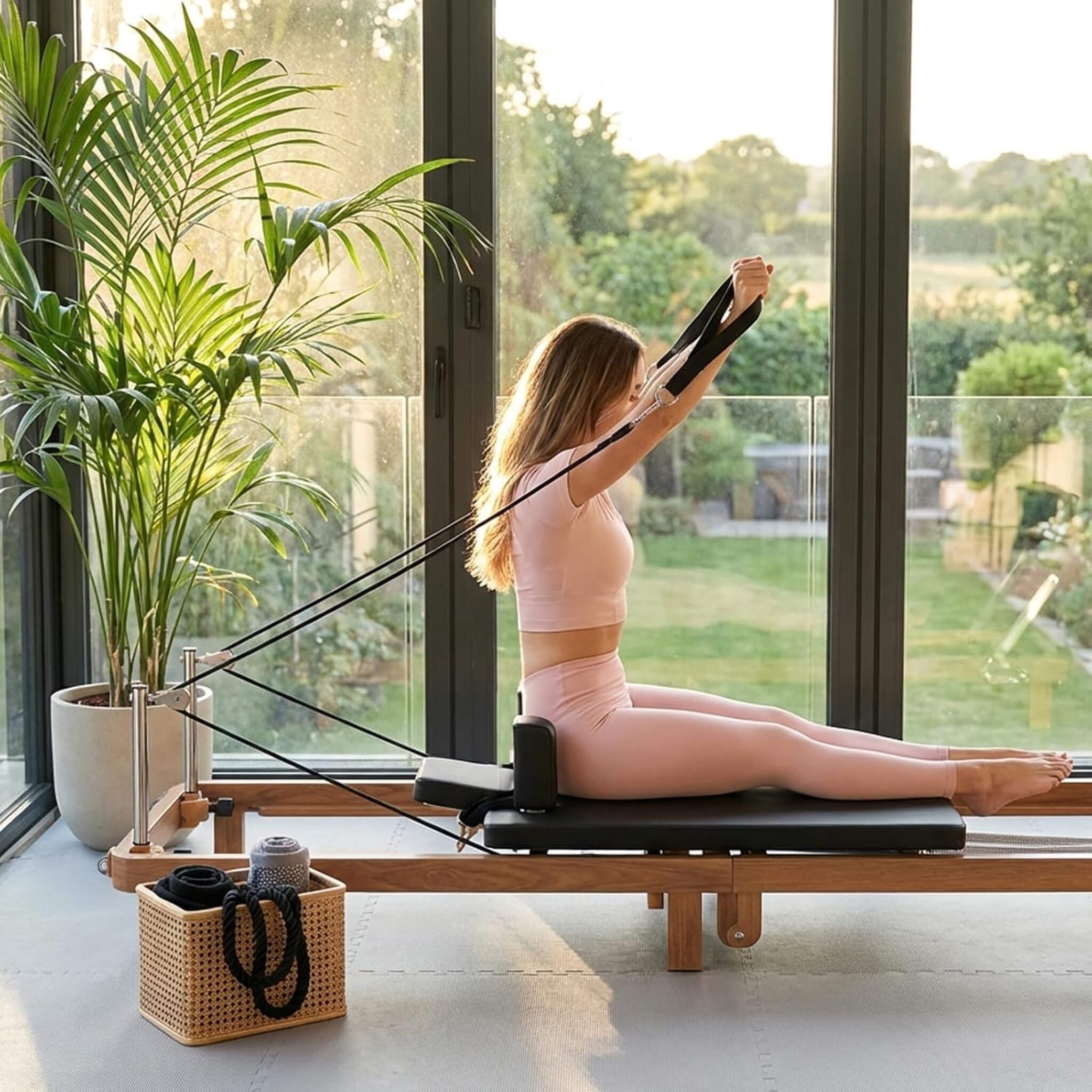 Core Pilates Apex Foldable Dual Resistance Pilates Reformer With Jumpboard (SAK83914) – SAKSBY WHOLESALE, view 8