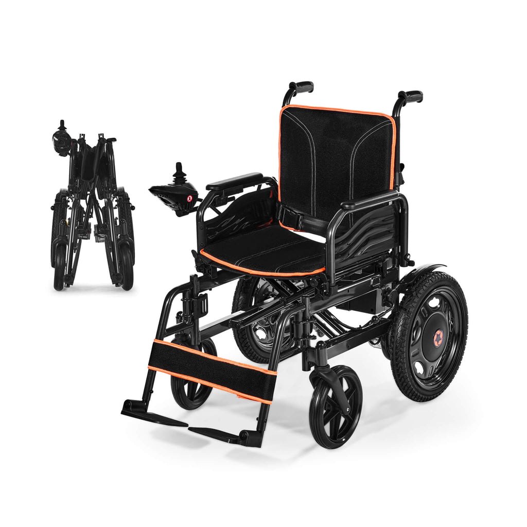 Motivo Foldable Lightweight Electric Wheelchair With One-Button Folding And One-Hand Operation (SAK48215) – SAKSBY WHOLESALE,
