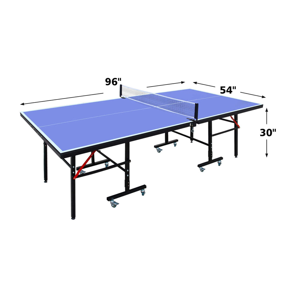 8FT Foldable Midsize Table Tennis Table Set With Paddles, Balls, And Net (SAK14735) – SAKSBY WHOLESALE, view 14