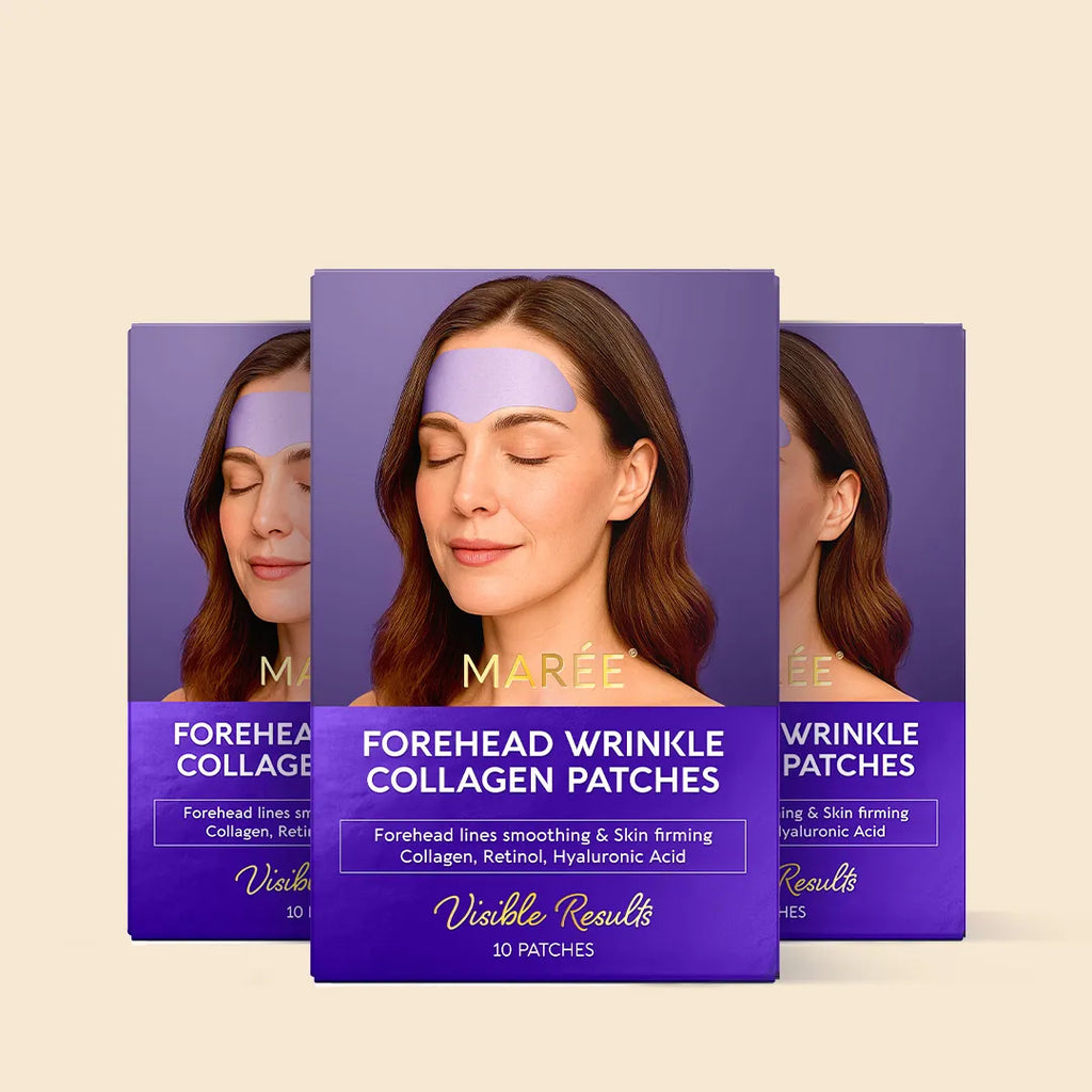 Maree Anti-Wrinkle Forehead Patches — comparison shot