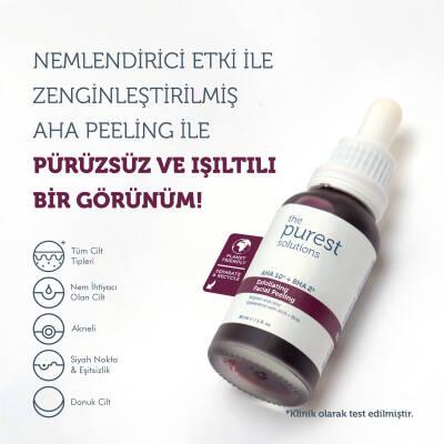 The Purest Solutions Exfoliating Facial Peeling - AHA BHA Exfoliant with Tasmanian Pepper & Hyaluronic Acid - 1.01 fl oz
