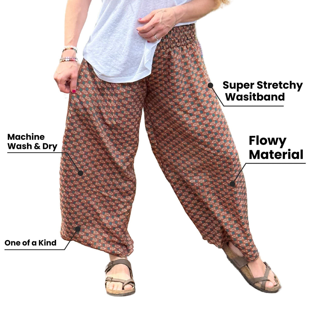 Darn Good Yarn Free Spirit Wide-Leg Palazzo Pants — clothing and accessories category context