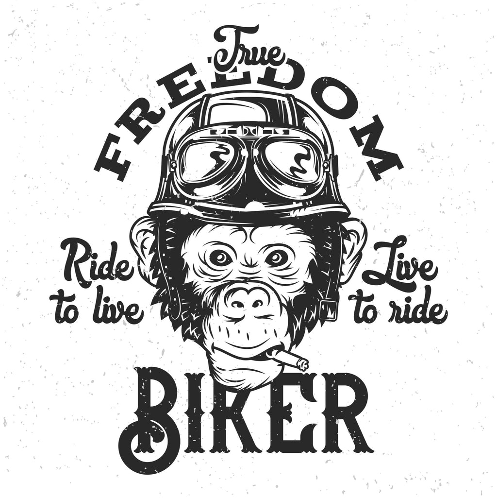 Spun Bamboo Freedom Biker Men's Bamboo Viscose/Organic Cotton Short Sleeve Graphic T-Shirt — lifestyle context