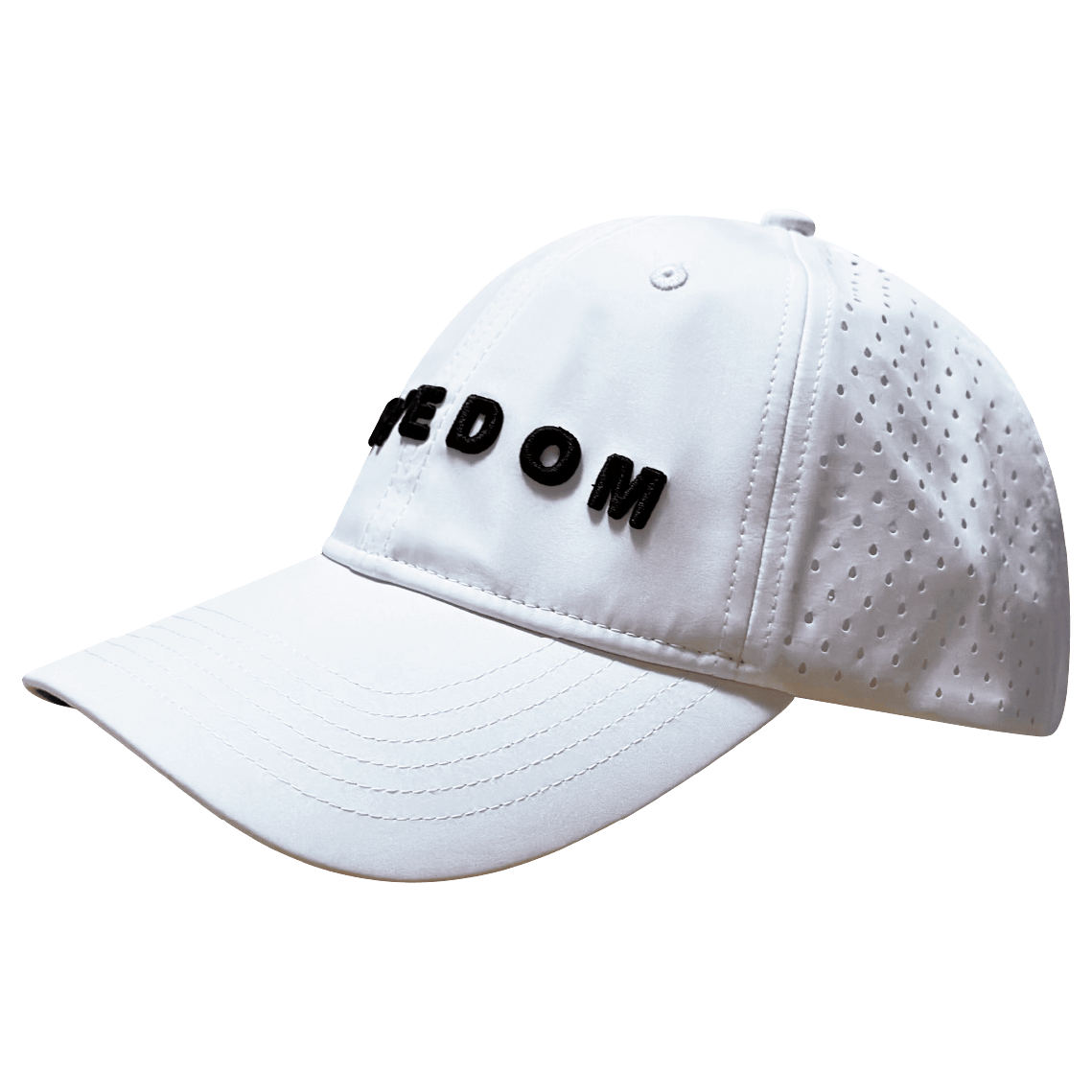 The Heartbeat Brand **PREORDER ONLY SHIPS END OF MAY** FREEDOM Hat - White - Dad Hat - Ponytail - Laser Mesh — dad hat category context