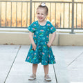 Princess Awesome & Boy Wonder Frogs Super Twirler Dress with Pockets — main product shot