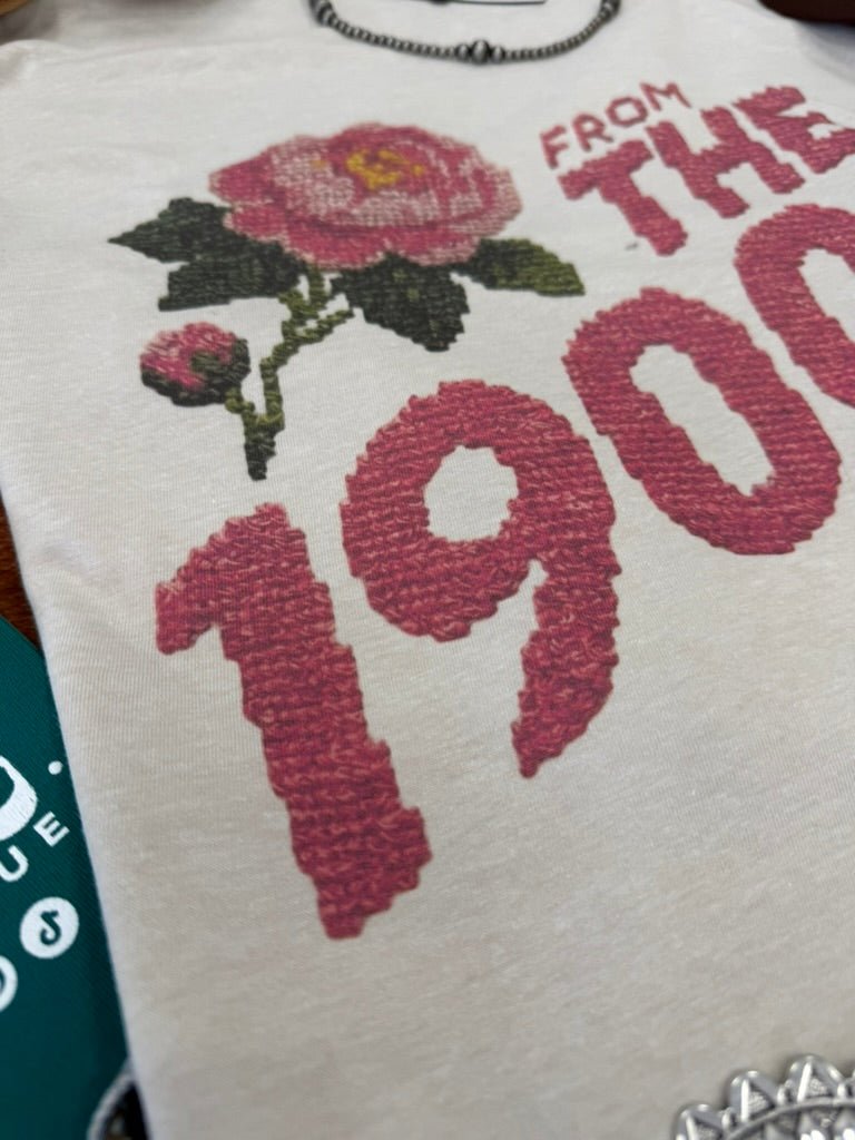 Wild Junkie From The 1900s Graphic Tee — lifestyle worn / used context