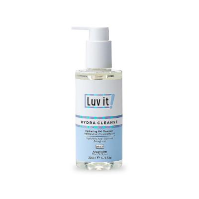 Luv it. Hydra Cleanse 200ml Facial Cleansing Gel - Moisturizing, Hypoallergenic, Paraben-Free