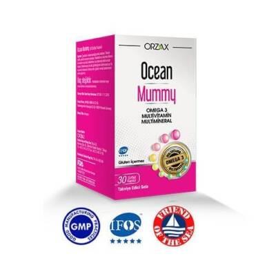 Ocean Mummy: Omega-3 Fish Oil, DHA, Iron & Multivitamin - Prenatal & Postnatal Nutritional Support for Mothers & Baby's Brain Development