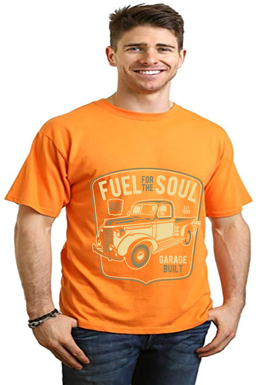 Spun Bamboo Fuel For The Soul Men's Bamboo Viscose/Organic Cotton Short Sleeve Graphic T-Shirt — comparison shot