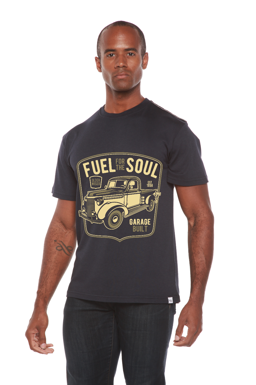 Spun Bamboo Fuel For The Soul Men's Bamboo Viscose/Organic Cotton Short Sleeve Graphic T-Shirt — main product shot